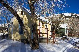 Aspen Cabin in winter snow - Doug Bates